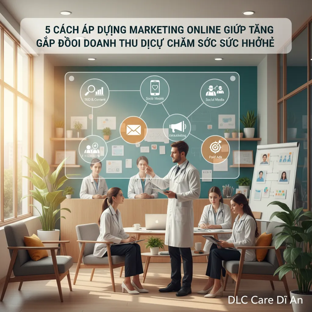 5 Cách Áp Dụng Marketing Online Giúp Tăng Gấp Đôi Doanh Thu Dịch Vụ Chăm Sóc Sức Khỏe